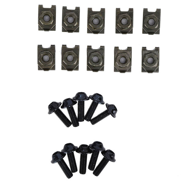 5*16MM Motorcycle Fairing Body Bolt Kit Screw Spire Speed Fastener Clip Nut