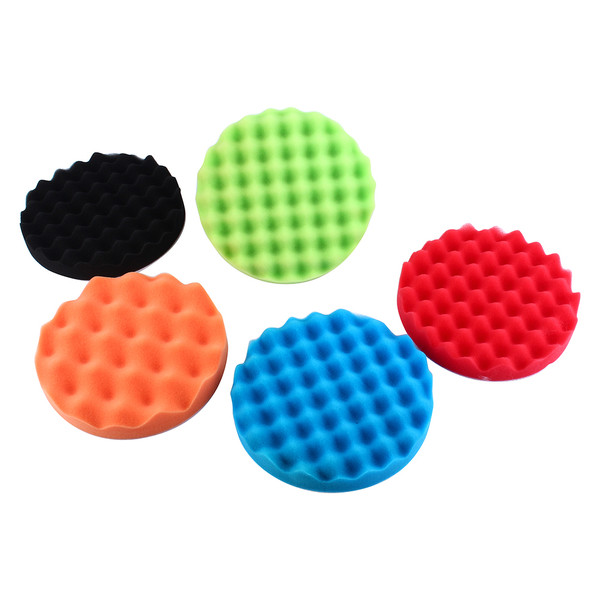 7" Polishing Sponge Waxing Buffing Pad Compound Auto Car Polisher Drill Kit 30mm