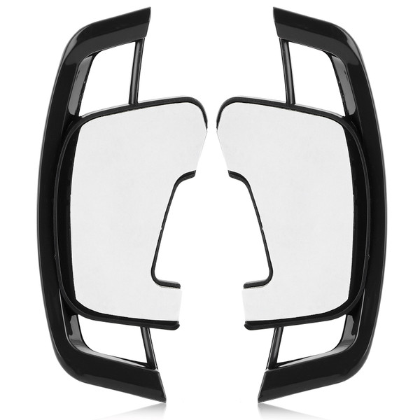 Pair Paddle Shifter Extensions Steering Wheel Shift Cover Fit for MK7 MK7.5 R 2013‑2020Black
