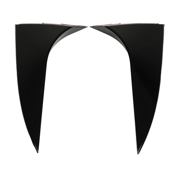 1pair Rear Window Side Spoiler Replacement for Ford Focus Hatchback 2015 to 2018 Glossy Black