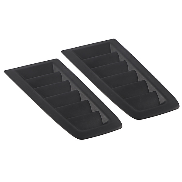 2pcs Bonnet Air Vents Engine Hood Vent Car Refitting Fit for Ford Focus RS MK2 Matte Black
