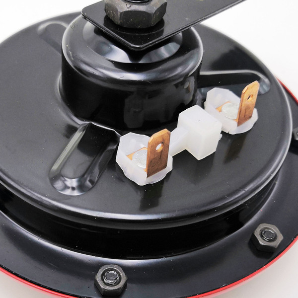 2Pcs 125mm 12V Electric Car Horn Super Loud High Tone/Low Tone Twin Horn Kit with Protective Grill for Motorcycles Cars