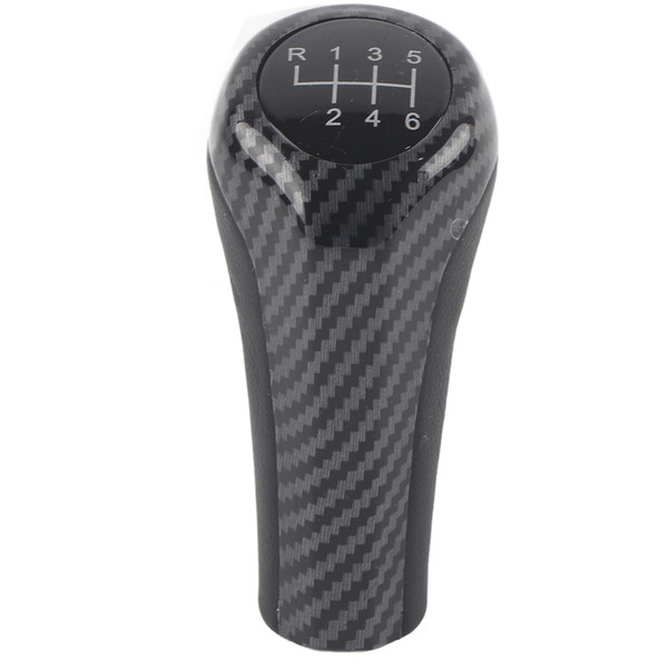 6 Speed Car Gear Shift Knob Stick Head For E90 E91 E92 X1 X3 X5 Carbon Fiber Color