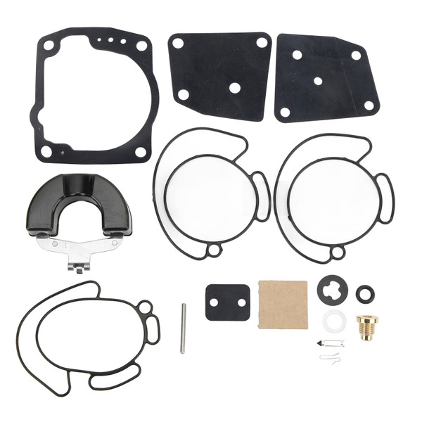 16pcs Outboard Carburetor Repair Kit 435442 Replacement for Johnson Evinrude V4 V6 90HP 1995‑2002