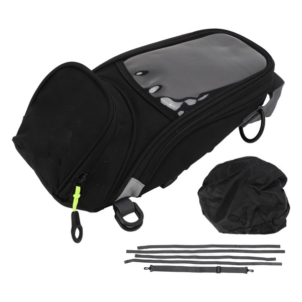 Universal Motorcycle Tank Bag Strong Magnetic Waterproof Gas Oil Fuel Tank Bag for Cell Phone Navigation