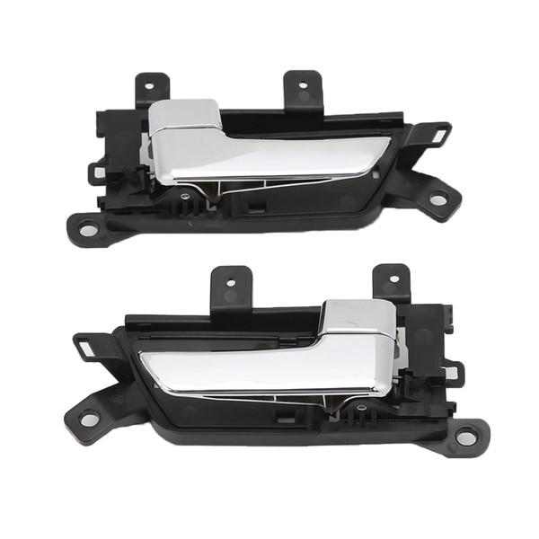 2PCS Car Inside Door Handles 82620‑2J000 Silver Replacement for KIA BORREGO 2009‑2011