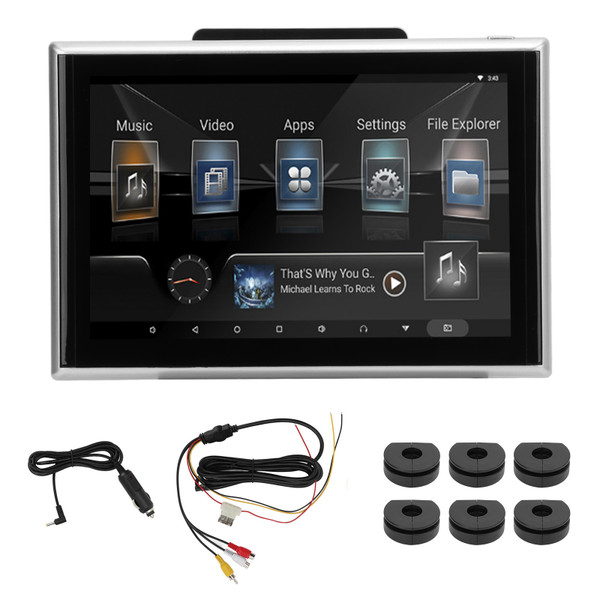 9in Car Headrest Video Player HD 1920 X 1200 Touch Screen Support Bluetooth 2G 32G for Android 11