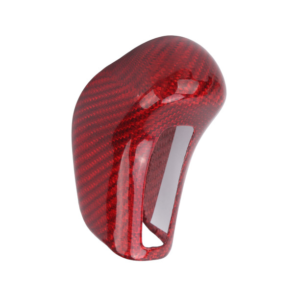 Gear Shift Knob Cover Trim Carbon Fiber Decoration Replacement for Maserati Ghibli/Quattroporte/Levante