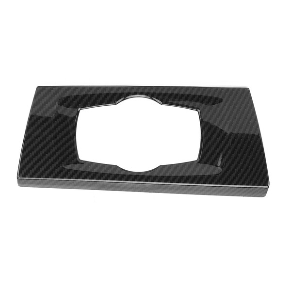 Carbon Fiber Style Car Headlight Switch Frame Trim Fits for 3 Series E90 2005-2012