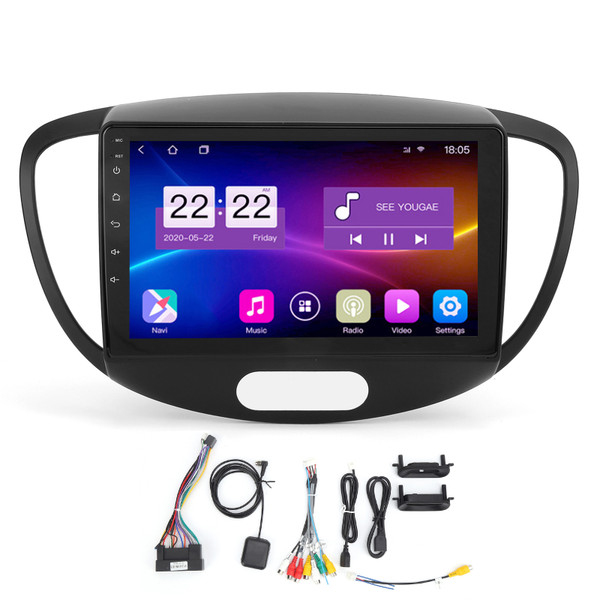 9in Car Player Multimedia Navigation for Android10.0 Blueteeth4.0 Replacement for Hyundai I10 20072013(2+32G )
