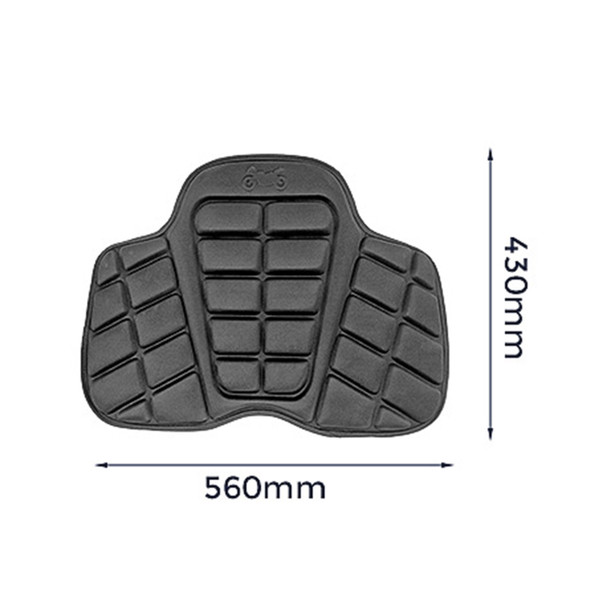 3D Motorcycle Seat Cushion Touring Saddles Motorcycle Decompression Cushion Anti-skid Cushion Air Cushion for Long Time Riding