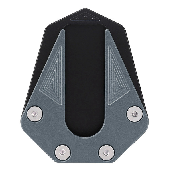 Motorcycle Anti skid Foot Kickstand Extension Pad Enlarger Fit for Benelli TRK 502(Titanium)
