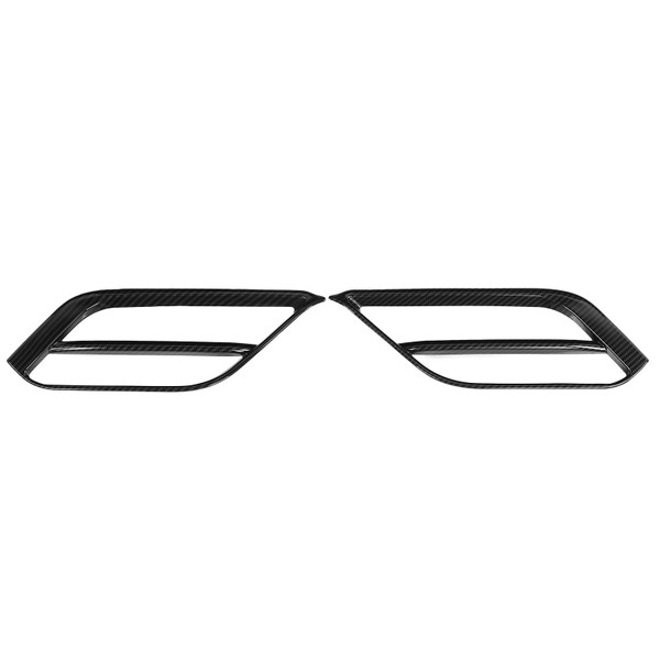 2pcs Front Fog Light Trim Frame Bumper Side Carbon Fiber Style Decoration Fit for X1 2020