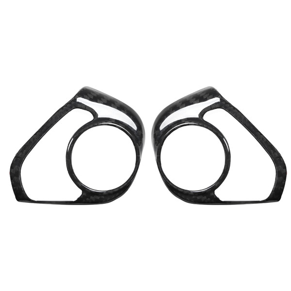 Steering Wheel Button Frame Carbon Fiber Car Steering Wheel Decoration Replacement For 86 2017‑2022