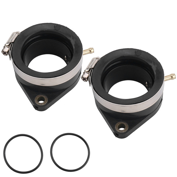 2PCS Carburetor Intake Manifold Adapter Joint Boot for Yamaha Virago 750 XV750 1981-1983