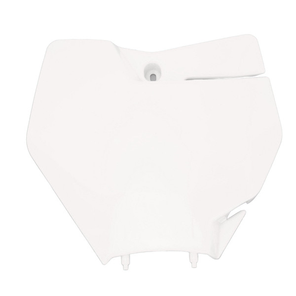 Motorcycle Front Number Plate ABS Plastic Motorcycle Name Plates Cover for EXC 150 250 300 TPI 2020 to 2022 White