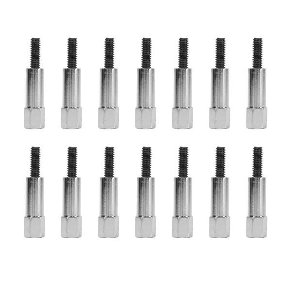 14Pcs Engine Valve Cover Bolt 7283 Electroplated 1/4in‑20 Valve Cover Bolt Set For AMC 304 360 390 401 ENGINES