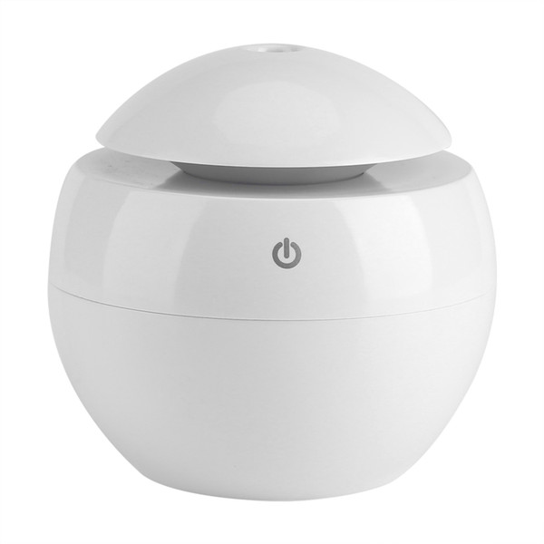 USB Essential LED Touch Aroma Ultrasonic Humidifier Oil Diffuser Air Purifier White