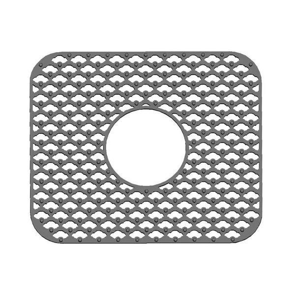 Silicone Sink Protector Folding Non Slip Sink Mat Rear Drain Kitchen Sink Mats for Bottom of Farmhouse Stainless Steel Porcelain Sink
