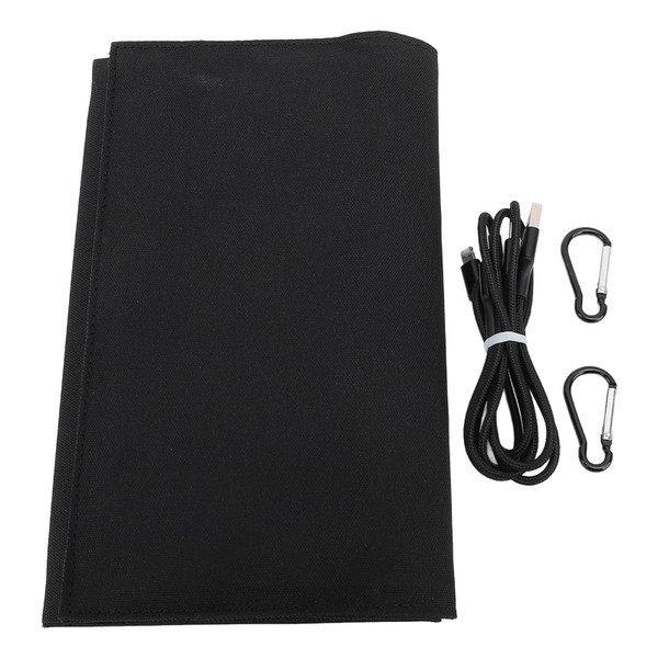Portable Foldable Solar Panel USB Charging 10W Monocrystalline Silicon Solar Panel Folding Bag for Outdoor Phone Digital Camera