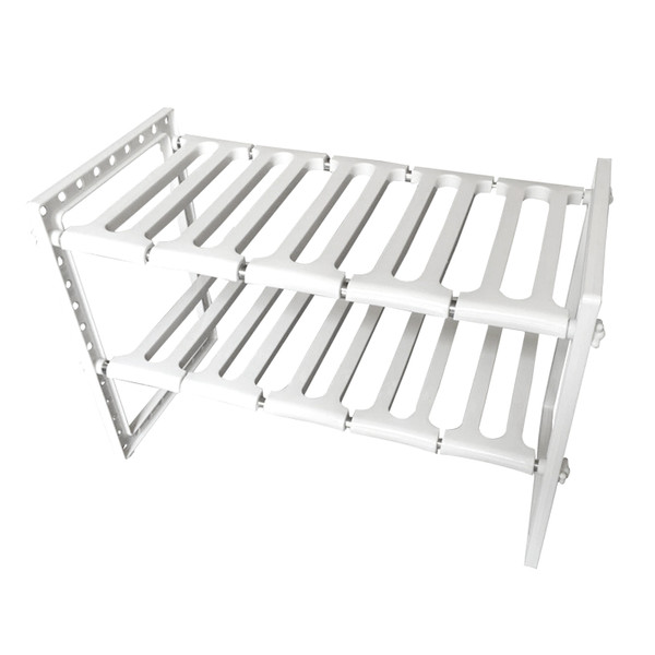 Under Sink Storage Rack for Pots Metal Multifunctional Stainless Steel Retractable Pull Out Kitchen Organizer