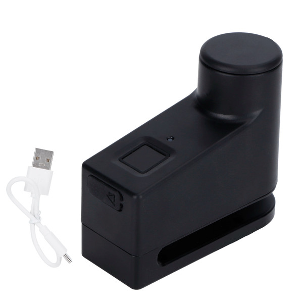 Fingerprint Disc Brake Lock 3.7V Builtin Lithium Battery Bluetooth for Motorcycle Mountain Bike Wheel