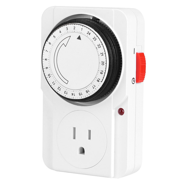 Mechanical Timer Socket 24‑Hour Cycle Timing Controller Socket   Home Supplies