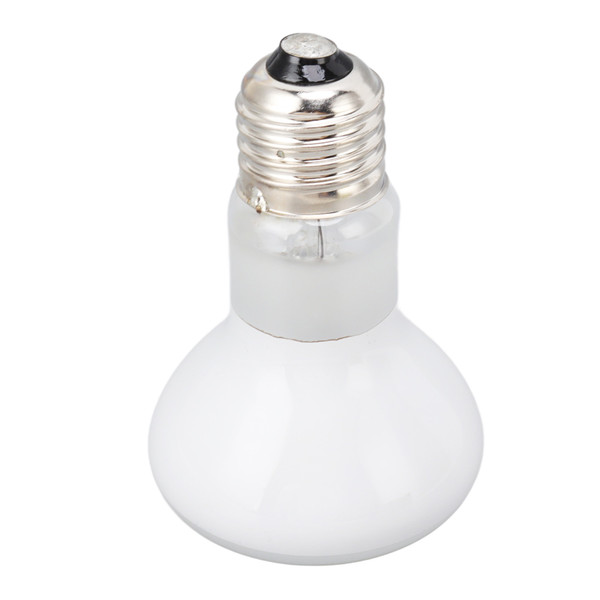 E27 UVA Reptile Heat Lamp Bulb for Reptile Amphibian Bearded Dragons Turtles Ball Pythons 220‑240V White 100W