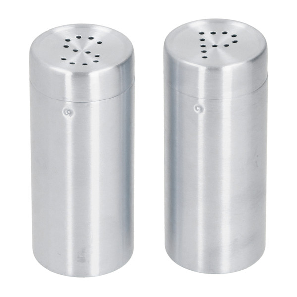 2pcs Spice Jar Stainless Steel Seasoning Bottle Salt and Pepper Shaker Kitchen ToolStainless Steel Color