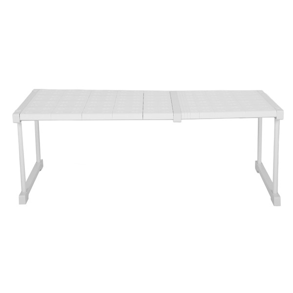 Expandable Closet Shelf Organizer Adjustable Space Saving Wardrobe Sink Tension Shelf 42cm Width 32cm Height Length 67 to 88cm