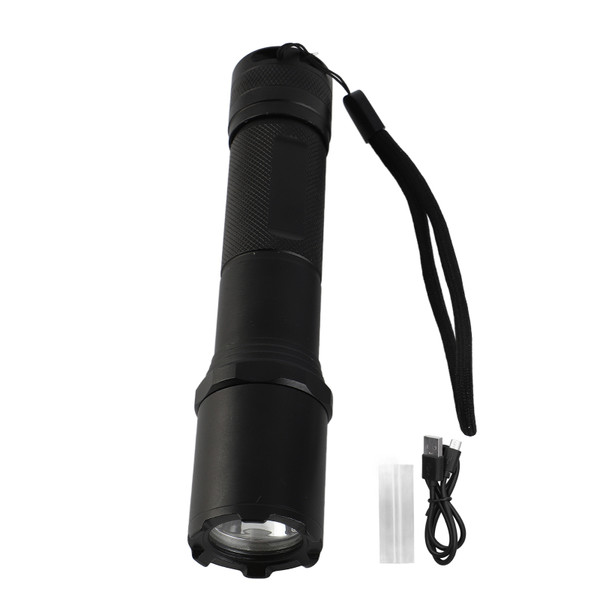 Super Bright Flashlights High Brightness 3 Lighting Modes USB Charging IP45 Water Resistant Zoomable Flashlights for Camping