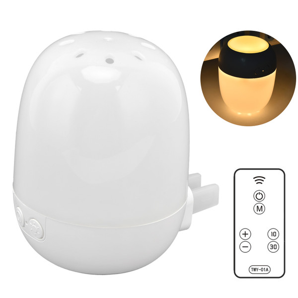 Plug In LED Night Light Adjustable Remote Control LED Night Lamp for Infant Bedroom Lighting
