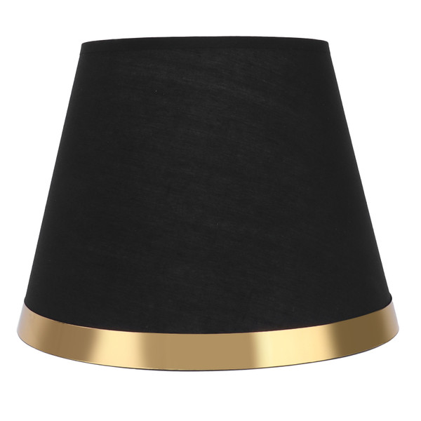 Fabric Lamp Shade European Style Modern Lampshade for E27 Table Lamp Floor Light SuppliesPX125 Black
