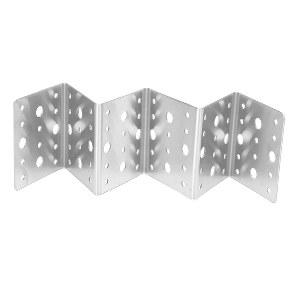 Taco Holder Round Holes Stainless Steel Taco Holder Stand Dishwasher Oven and Grill Safe 14x5x4cm / 5.5x2.0x1.6in