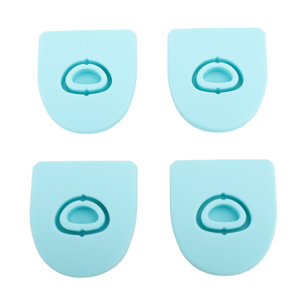 4pcs Replacement Stopper Compatible for Owala FreeSip Silicone Anti Spill Lid Stopper Water Bottle Top Lid Replacement Parts Sky Blue