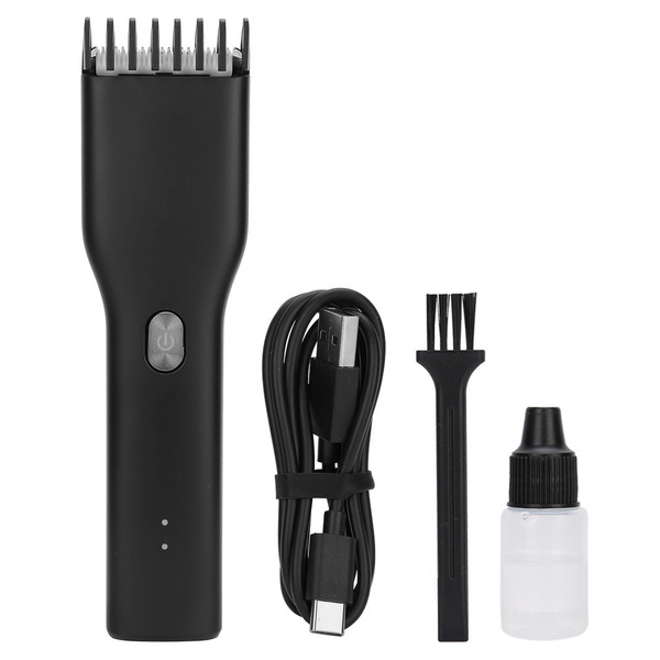 Household Electric Hair Clipper Rechargeable Hair Trimmer Cutting Machine Hairdressing Tool for Adult ChildrenBlack