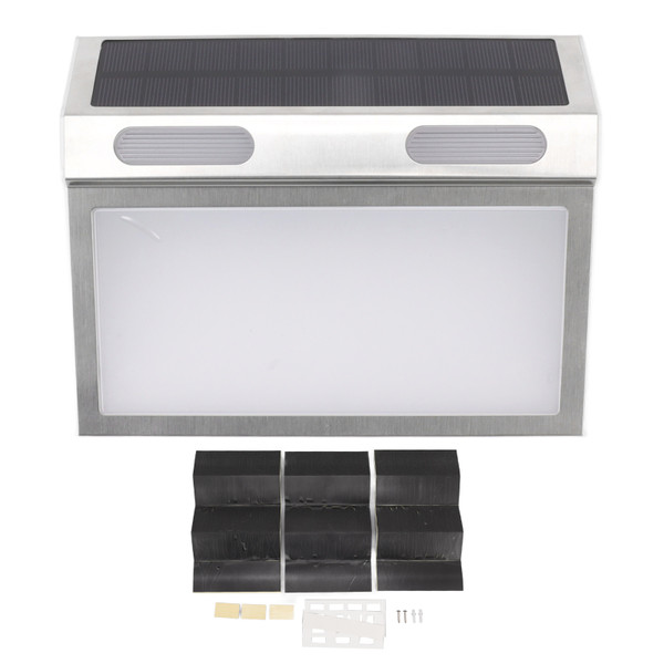 Solar Address Sign 3 Color Temperature Adjustable Waterproof LED House Number Light
