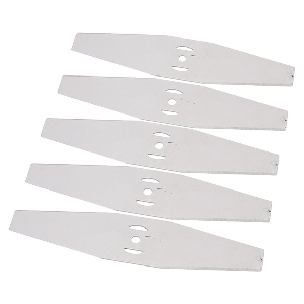 5pcs Grass Trimmer Replacement Blades Steel Electric Mower Head Blades Garden Tool for Cutting Grass Weeds Underbrush Thorns