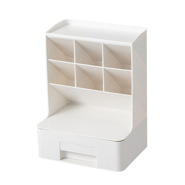 Desktop Storage Box Multi Compartment Drawer Slanting Pen Holder Organizer Desk Sundry Stationery Rack for Student Children