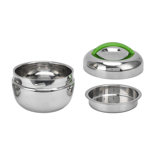 800ml Stainless Steel Thermal Lunch Container Insulated Wide Mouth Lunch Box for Students Office Worker