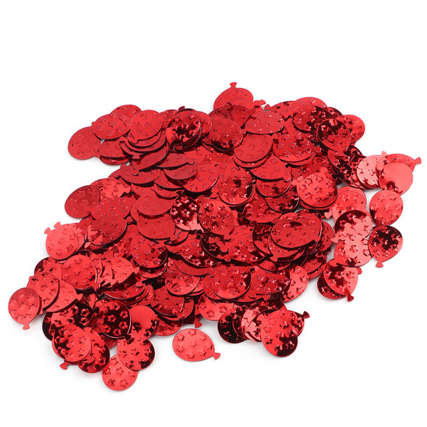 60g/Bag Birthday Wedding Party Balloon Colorful Sequin Confetti Decor Party Ornament SuppliesRed Balloon