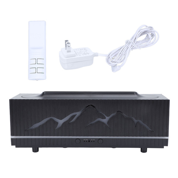 200ML Flame Diffuser Humidifier for Essential Oils Flame Aromatherapy Diffuser for Home Bedroom Office 100‑240V US Plug
