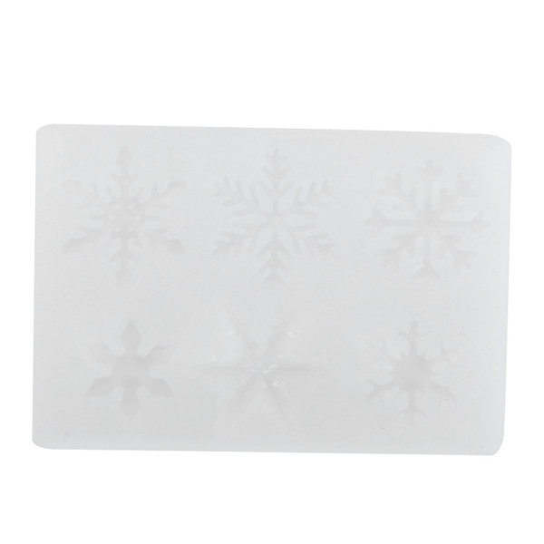 Snowflake Pattern Silicone Mold Chocolate Cake Mould DIY Crystal Epoxy Mold Kitchen Tools