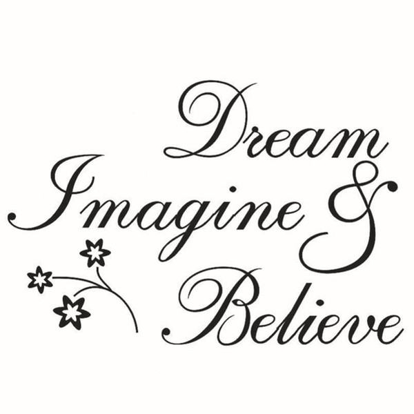 Inspirational Quote Wall Sticker Decal for Living Room Bedroom Home Office Art Decor
