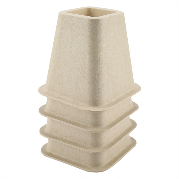 Imitation Porcelain Furniture Raisers Set of 4 For Bed Chair Desk Table
