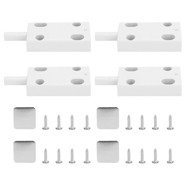 4Set Drawer Damper Door Latch Push to Open System Buffer for Cabinet Cupboard Closet