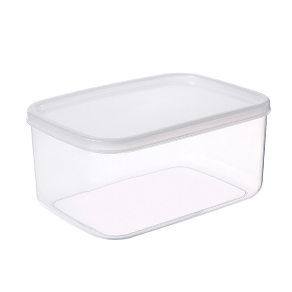 Fridge Organizer Large Storage Capacity Plastic Fresh Keeping Lunch Box Refrigerator Storage Box 900ml