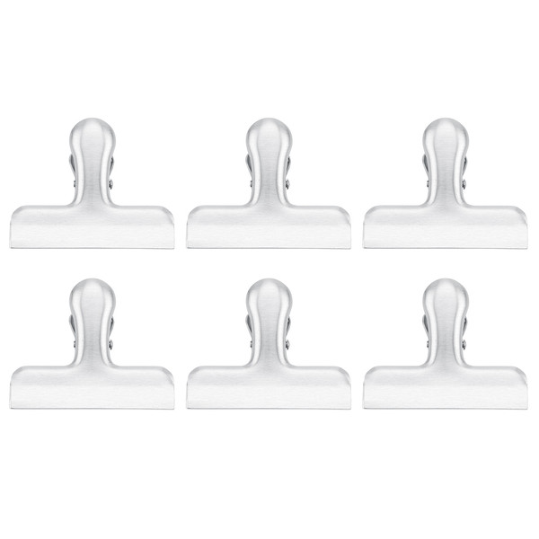 Stainless Steel Food Bag Clips Heavy Duty Bag Clips Air Tight Seal Grip Clips for Home Office
