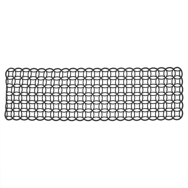 Table Runner Modern European Style Seats Flag Towels Table Pennants for Wedding Gray