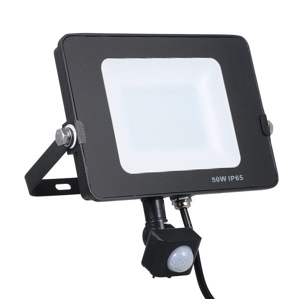 [通拓商品]Tomshine AC220V-240V 50W Led Sensitive Motion Sensor Flood Light Project Lamp PIR Motion Inductor Lamp Adopted Human Infrared Technology IP65 Water-resistant for Garage Patio Yard Stairs Front Door Outdoor